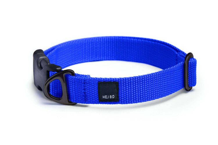 Halsband mit Name - Blau / Schwarz HEJ BØ 